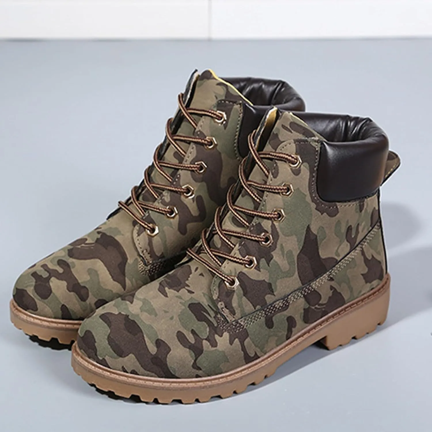 Women Winter Boot Mid Calf Lightweight Hiking Insulated Non-Slip Outdoor Boots Warm Ankle Anti-Slip Boots