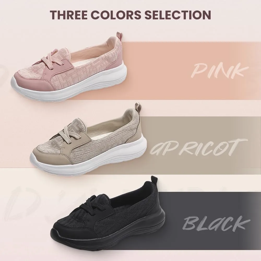 Women's Breathable Arch Support Non-Slip Slip On Shoes - Orthopedic Walking & Sneakers
