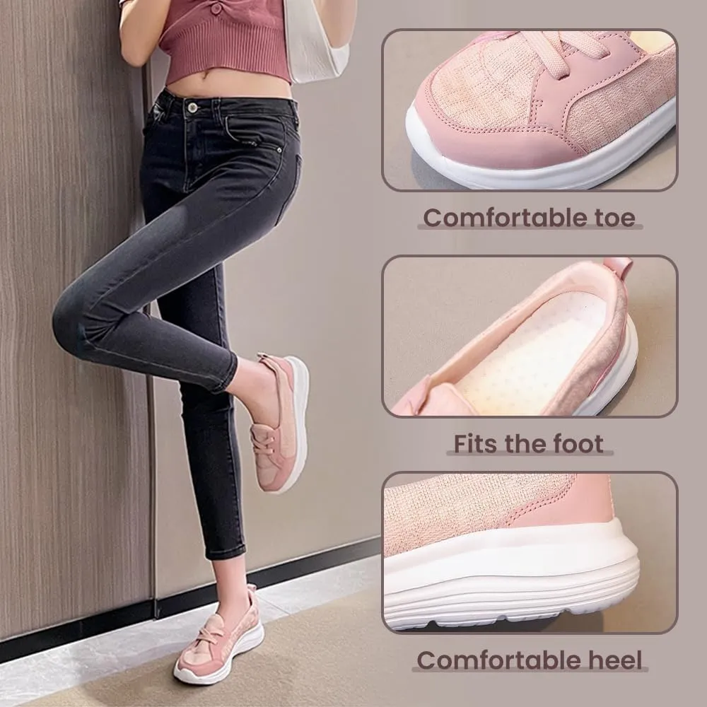 Women's Breathable Arch Support Non-Slip Slip On Shoes - Orthopedic Walking & Sneakers