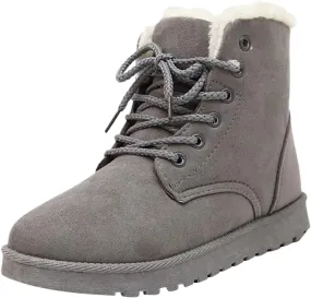 Women's Snow Boots Waterproof Insulated Fur Boots Athletic Sneaker Boots Insulated Trekking Trail Climbing Shoes Duck Boots