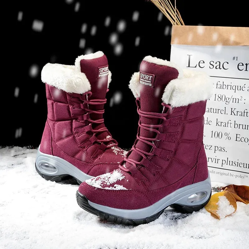 Women’s Winter Boots Winter 
Mid-Calf Snow Boots (Waterproof)