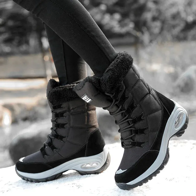 Women’s Winter Boots Winter 
Mid-Calf Snow Boots (Waterproof)
