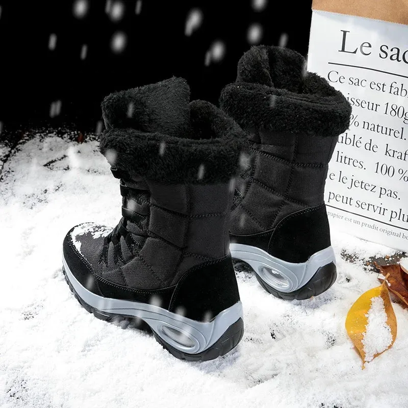 Women’s Winter Boots Winter 
Mid-Calf Snow Boots (Waterproof)