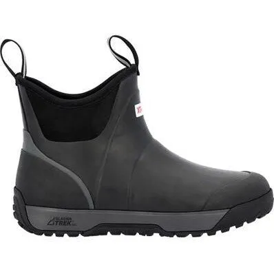 Xtratuf Men's Ice Fleege Lined Waterproof Ankle Deck Work Boot -Black- AIMR000