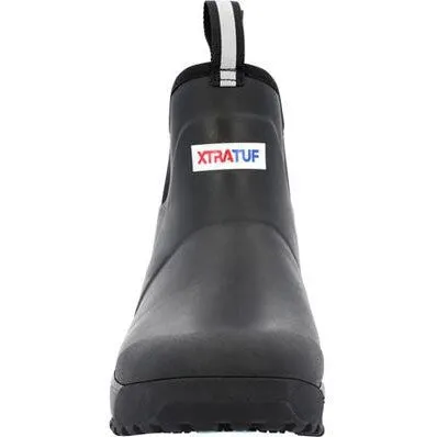 Xtratuf Men's Ice Fleege Lined Waterproof Ankle Deck Work Boot -Black- AIMR000
