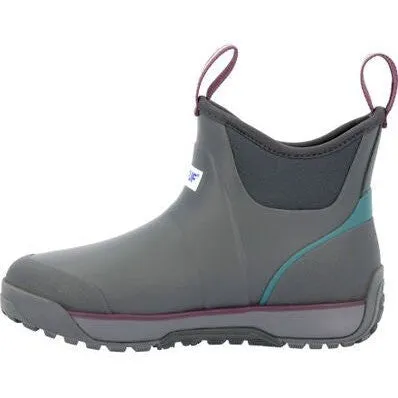 Xtratuf Women's Fleege Lined Waterproof Ankle Deck Work Boot -Grey- AIWR100