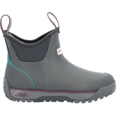 Xtratuf Women's Fleege Lined Waterproof Ankle Deck Work Boot -Grey- AIWR100